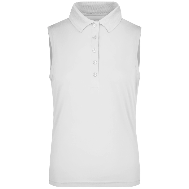 Polo sans manches femme