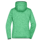 Veste en tricot polaire avec capuche femme