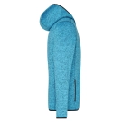 Veste en tricot polaire avec capuche homme