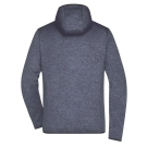 Veste en tricot polaire avec capuche homme