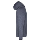 Veste en tricot polaire avec capuche homme