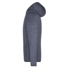 Veste en tricot polaire avec capuche homme