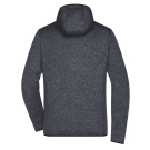 Veste en tricot polaire avec capuche homme