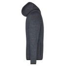 Veste en tricot polaire avec capuche homme