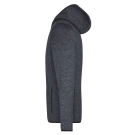 Veste en tricot polaire avec capuche homme