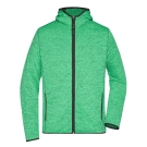 Veste en tricot polaire avec capuche homme