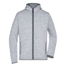 Veste en tricot polaire avec capuche homme