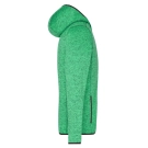 Veste en tricot polaire avec capuche homme