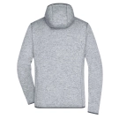 Veste en tricot polaire avec capuche homme