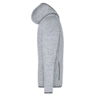 Veste en tricot polaire avec capuche homme