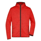 Veste en tricot polaire avec capuche homme