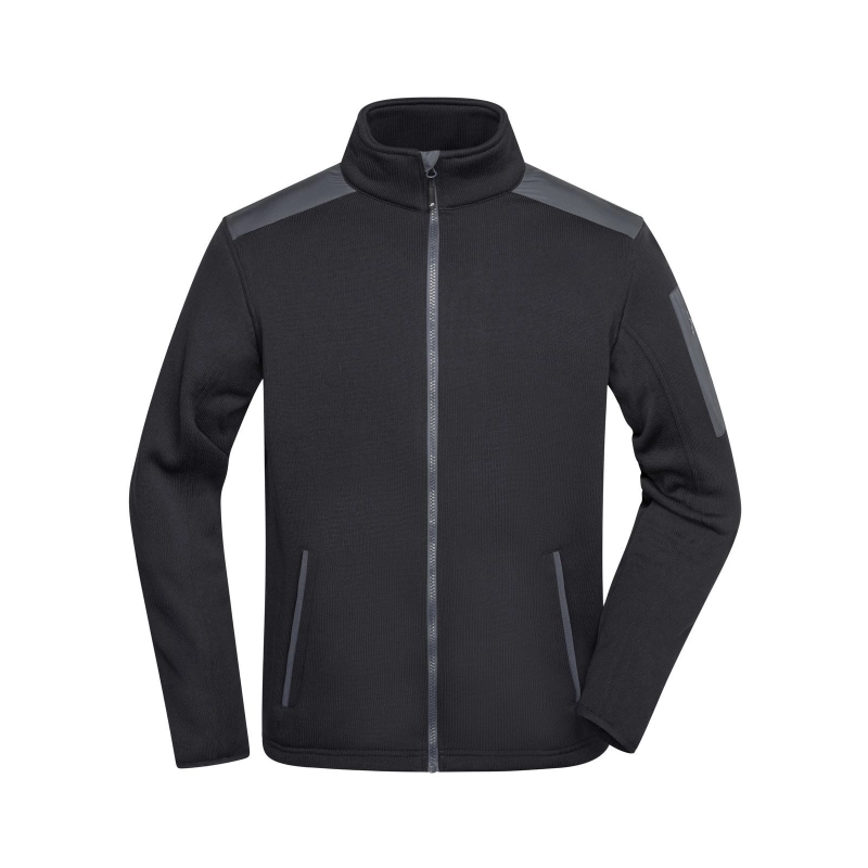 Veste en tricot polaire homme