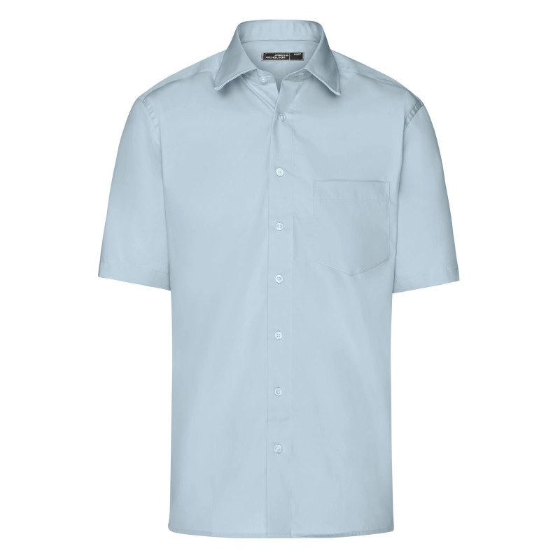 Men's Business Shirt Short-Sleeved