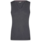 Pull sans manches col V femme