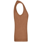 Pull sans manches col V femme