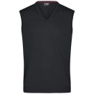 Pull sans manches col V homme
