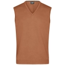 Pull sans manches col V homme