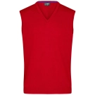 Pull sans manches col V homme