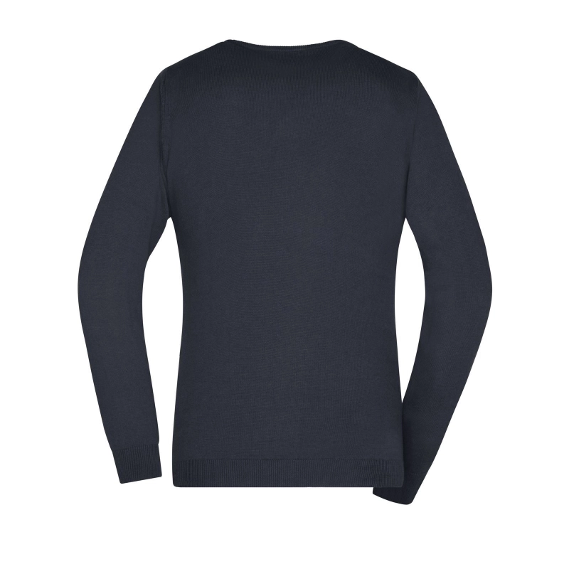 Pull col V femme