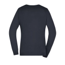 Pull col V femme
