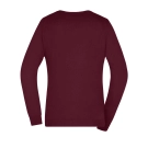 Pull col V femme