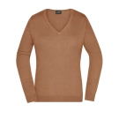 Pull col V femme