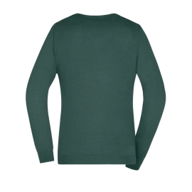 Pull col V femme