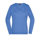Pull col V femme