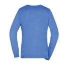 Pull col V femme