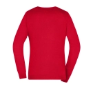 Pull col V femme