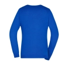 Pull col V femme