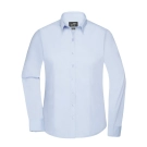 Chemise femme à manches longues en popeline