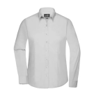 Chemise femme à manches longues en popeline