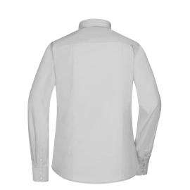 Chemise femme à manches longues en popeline