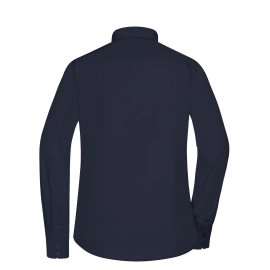 Chemise femme à manches longues en popeline