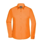 Chemise femme à manches longues en popeline