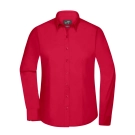 Chemise femme à manches longues en popeline