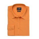 Chemise femme à manches longues en popeline
