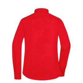 Chemise femme à manches longues en popeline
