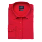 Chemise femme à manches longues en popeline