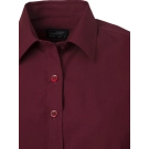 Chemise femme à manches longues en popeline