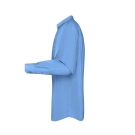 Chemise homme à manches longues en popeline