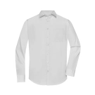 Chemise homme à manches longues en popeline