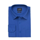Chemise homme à manches longues en popeline