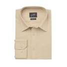 Chemise homme à manches longues en popeline