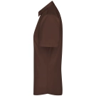 Chemise femme à manches courtes en popeline