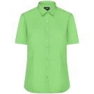 Chemise femme à manches courtes en popeline