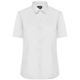 Chemise femme à manches courtes en popeline