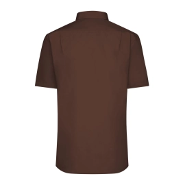 Chemise homme à manches courtes en popeline