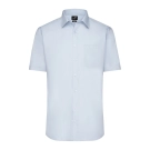 Chemise homme à manches courtes en popeline